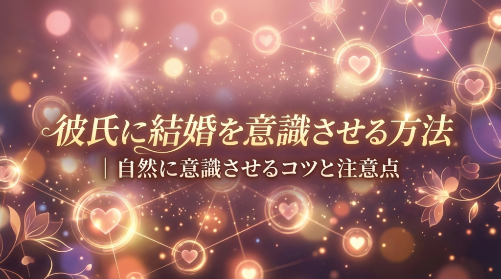 彼氏に結婚を意識させる方法｜自然に意識させるコツと注意点
