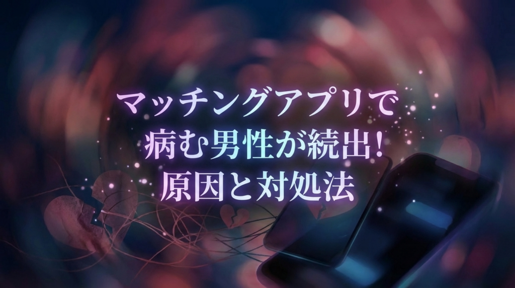 マッチングアプリで病む男性が続出!原因と対処法